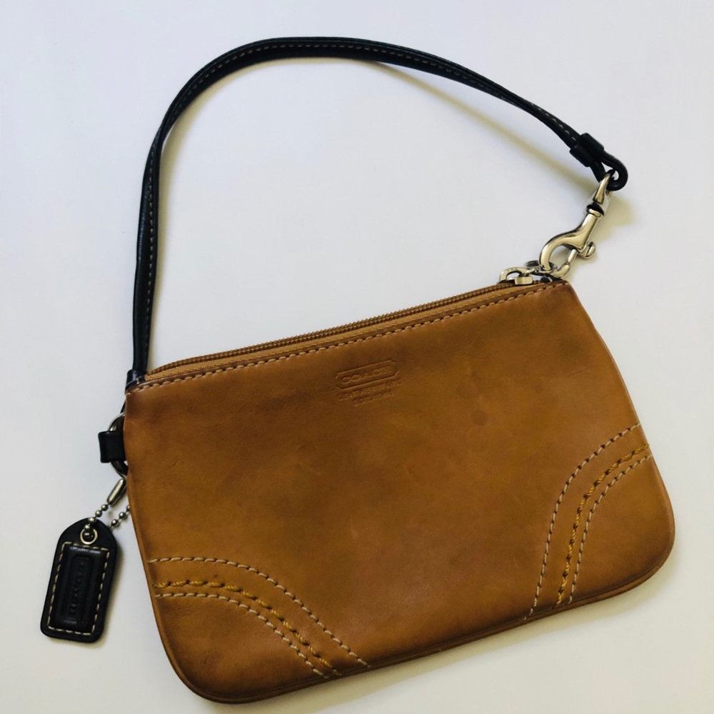 Coach Leather Wristlet